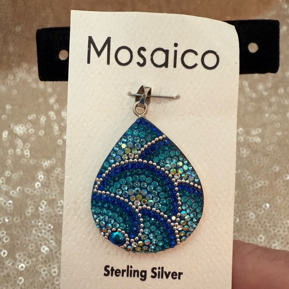 NWT Mosaico Austrian Crystal & Pearl necklace, and earrings 💕💕new line! - Picture 6 of 10